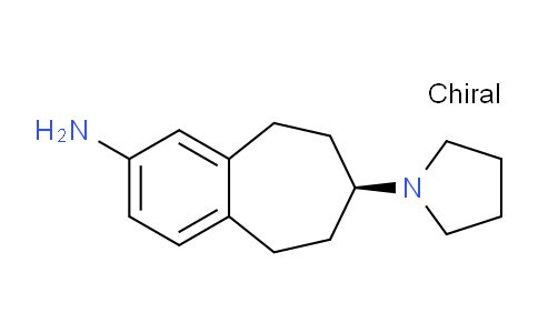 CAS No. 2045894-03-7, (7S)-7-pyrrolidin-1-yl-6,7,8,9-tetrahydro-5H-benzo[7]annulen-3-amine