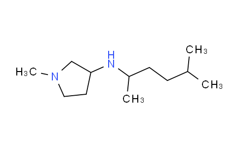 CAS No. 1248039-17-9, 1-methyl-N-(5-methylhexan-2-yl)pyrrolidin-3-amine