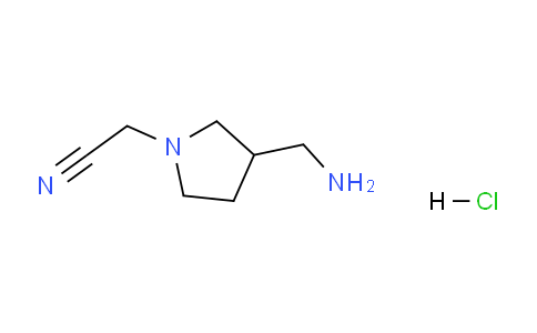 CAS No. 1423034-93-8, 2-[3-(aminomethyl)pyrrolidin-1-yl]acetonitrile;hydrochloride