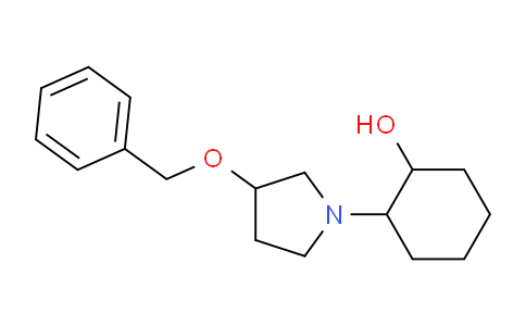 CAS No. 900513-88-4, 2-(3-phenylmethoxypyrrolidin-1-yl)cyclohexan-1-ol