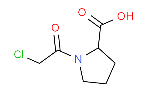 CAS No. 23500-10-9, 1-(2-chloroacetyl)pyrrolidine-2-carboxylic acid