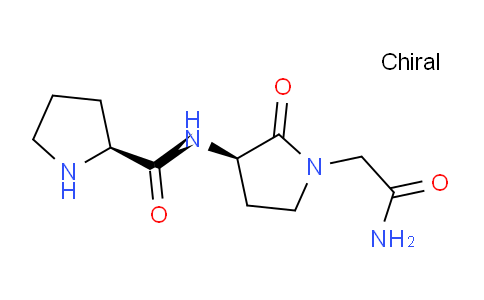 CAS No. 114200-31-6, (S)-N-((R)-1-(2-amino-2-oxoethyl)-2-oxopyrrolidin-3-yl)pyrrolidine-2-carboxamide
