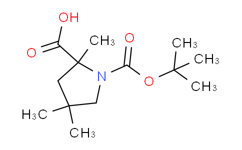 CAS No. 1001354-55-7, 1-(tert-Butoxycarbonyl)-2,4,4-trimethylpyrrolidine-2-carboxylic acid