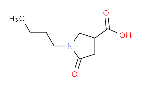 CAS No. 43094-86-6, 1-Butyl-5-oxopyrrolidine-3-carboxylic acid