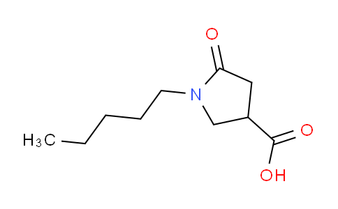 CAS No. 845546-13-6, 5-Oxo-1-pentylpyrrolidine-3-carboxylic acid
