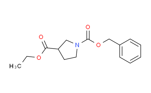 CAS No. 848413-99-0, 1-benzyl 3-ethyl pyrrolidine-1,3-dicarboxylate