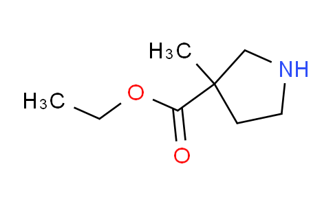 CAS No. 1339653-52-9, ethyl 3-methylpyrrolidine-3-carboxylate