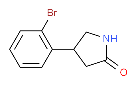 CAS No. 1171825-24-3, 4-(2-bromophenyl)pyrrolidin-2-one
