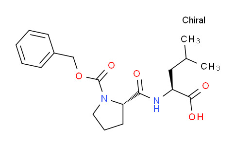 CAS No. 1634-90-8, (S)-2-((S)-1-((Benzyloxy)carbonyl)pyrrolidine-2-carboxamido)-4-methylpentanoic acid