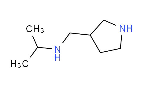 CAS No. 91187-87-0, N-(Pyrrolidin-3-ylmethyl)propan-2-amine