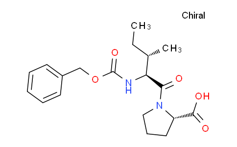 CAS No. 13211-37-5, (S)-1-((2S,3S)-2-(((Benzyloxy)carbonyl)amino)-3-methylpentanoyl)pyrrolidine-2-carboxylic acid
