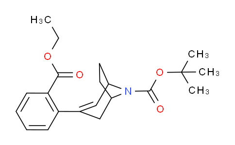 CAS No. 185099-70-1, 8-Boc-3-(2-ethoxycarbonylphenyl)-8-aza-bicyclo[3.2.1]oct-2-ene
