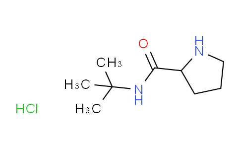 CAS No. 1236259-22-5, N-(tert-Butyl)pyrrolidine-2-carboxamide hydrochloride