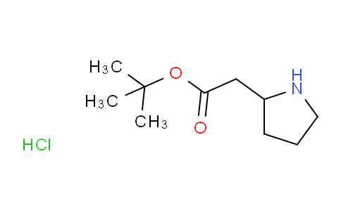 CAS No. 362467-86-5, tert-Butyl 2-(pyrrolidin-2-yl)acetate hydrochloride