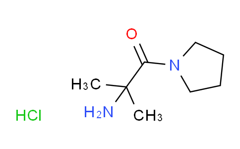 CAS No. 1220031-32-2, 2-Amino-2-methyl-1-(pyrrolidin-1-yl)propan-1-one hydrochloride