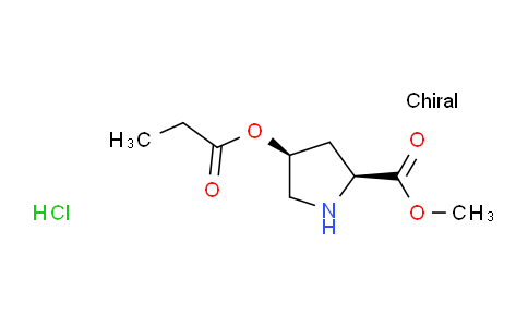 CAS No. 1354487-20-9, (2S,4S)-Methyl 4-(propionyloxy)pyrrolidine-2-carboxylate hydrochloride