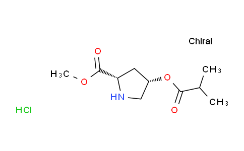 CAS No. 1354488-21-3, (2S,4S)-Methyl 4-(isobutyryloxy)pyrrolidine-2-carboxylate hydrochloride