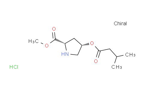 CAS No. 1354488-19-9, (2S,4S)-Methyl 4-((3-methylbutanoyl)oxy)pyrrolidine-2-carboxylate hydrochloride