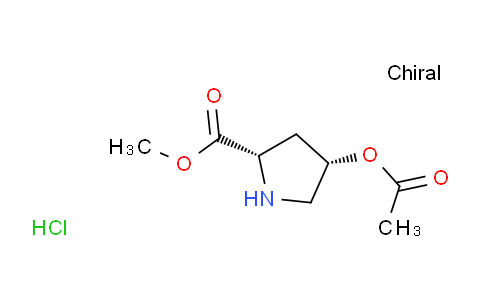 CAS No. 1354484-67-5, (2S,4S)-Methyl 4-acetoxypyrrolidine-2-carboxylate hydrochloride