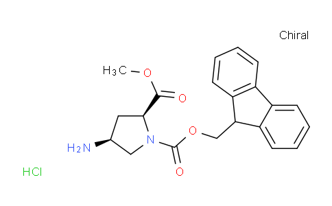 CAS No. 1217457-62-9, Methyl (2S,4S)-1-Fmoc-4-aminopyrrolidine-2-carboxylate hydrochloride