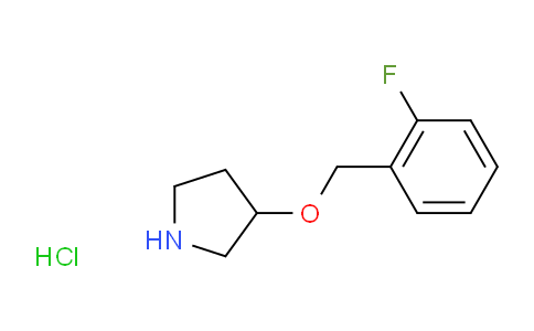 CAS No. 1521955-76-9, 3-((2-Fluorobenzyl)oxy)pyrrolidine hydrochloride