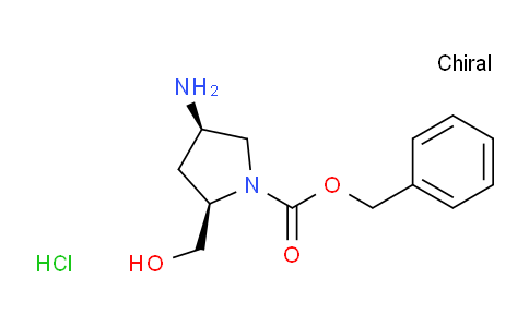 CAS No. 1217734-12-7, (2R,4R)-1-Cbz-2-Hydroxymethyl-4-aminopyrrolidine hydrochloride