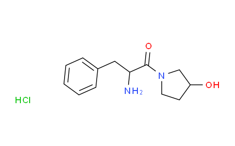 CAS No. 1236272-34-6, 2-Amino-1-(3-hydroxypyrrolidin-1-yl)-3-phenylpropan-1-one hydrochloride