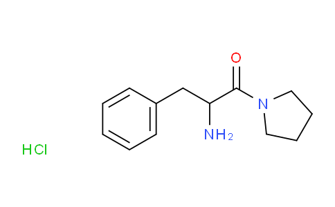 CAS No. 1236258-19-7, 2-Amino-3-phenyl-1-(pyrrolidin-1-yl)propan-1-one hydrochloride