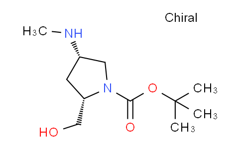 CAS No. 1279037-19-2, (2S,4S)-1-Boc-2-(Hydroxymethyl)-4-(methylamino)pyrrolidine