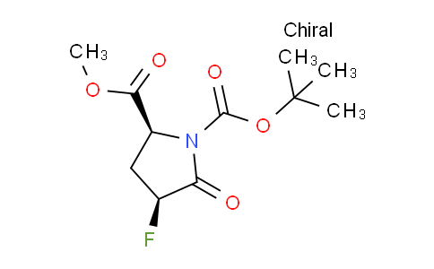 CAS No. 1268729-74-3, (2S,4S)-1-tert-Butyl 2-methyl 4-fluoro-5-oxopyrrolidine-1,2-dicarboxylate