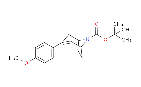 CAS No. 900503-37-9, 8-Boc-3-(4-methoxyphenyl)-8-aza-bicyclo[3.2.1]oct-2-ene