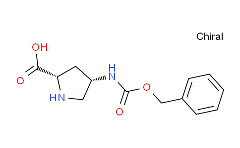 CAS No. 1279034-86-4, (2S,4S)-4-(((Benzyloxy)carbonyl)amino)pyrrolidine-2-carboxylic acid