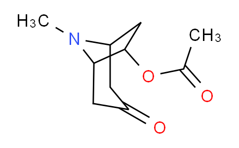 CAS No. 165813-66-1, 8-Methyl-3-oxo-8-azabicyclo[3.2.1]octan-6-yl acetate