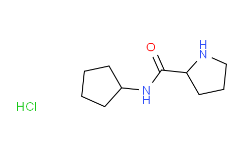 CAS No. 1236266-77-5, N-Cyclopentylpyrrolidine-2-carboxamide hydrochloride