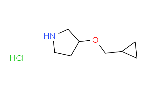 CAS No. 1211507-33-3, 3-(Cyclopropylmethoxy)pyrrolidine hydrochloride
