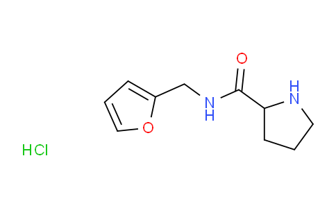 CAS No. 1078162-92-1, N-(Furan-2-ylmethyl)pyrrolidine-2-carboxamide hydrochloride
