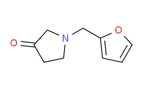 CAS No. 1096851-33-0, 1-(Furan-2-ylmethyl)pyrrolidin-3-one