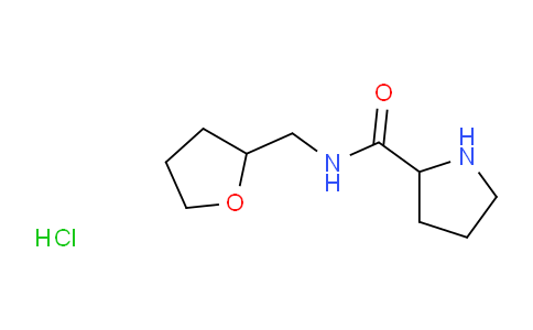 CAS No. 1236254-72-0, N-((Tetrahydrofuran-2-yl)methyl)pyrrolidine-2-carboxamide hydrochloride