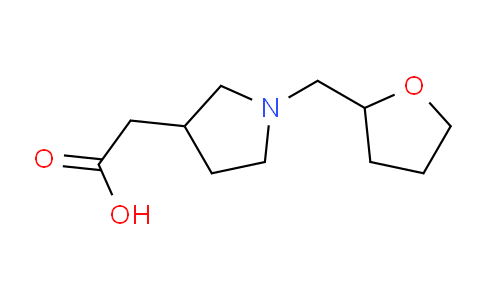 CAS No. 1220036-12-3, 2-(1-((Tetrahydrofuran-2-yl)methyl)pyrrolidin-3-yl)acetic acid