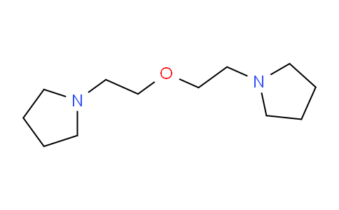 CAS No. 100396-39-2, 1,1'-(Oxybis(ethane-2,1-diyl))dipyrrolidine