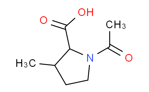 CAS No. 1248550-79-9, 1-Acetyl-3-methylpyrrolidine-2-carboxylic acid