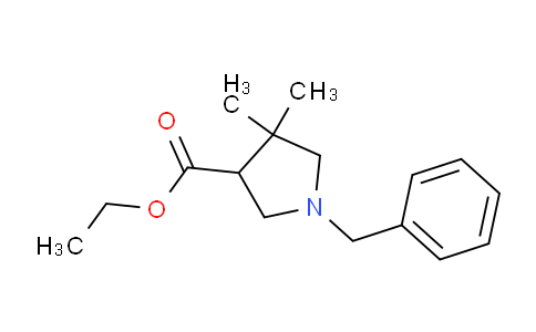 CAS No. 261896-28-0, Ethyl 1-benzyl-4,4-dimethylpyrrolidine-3-carboxylate