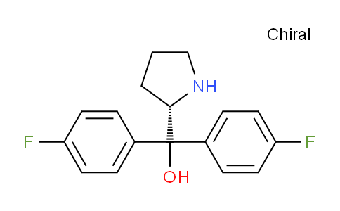 CAS No. 131180-45-5, (S)-Bis(4-fluorophenyl)(pyrrolidin-2-yl)methanol