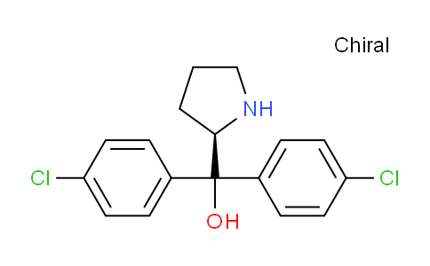 CAS No. 131180-49-9, (R)-Bis(4-chlorophenyl)(pyrrolidin-2-yl)methanol