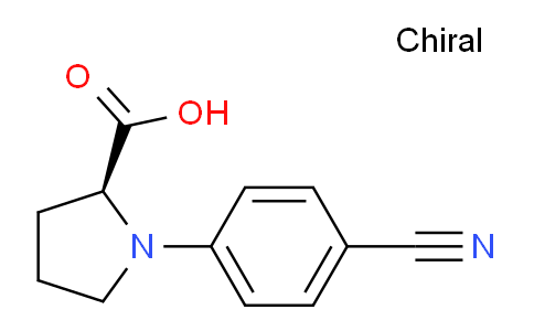 CAS No. 129297-52-5, (S)-1-(4-Cyanophenyl)pyrrolidine-2-carboxylic acid