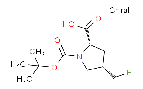 DY738655 | 1430105-87-5 | (2S,4S)-1-[(tert-butoxy)carbonyl]-4-(fluoromethyl)pyrrolidine-2-carboxylic acid