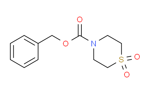 CAS No. 140174-14-7, benzyl thiomorpholine-4-carboxylate 1,1-dioxide