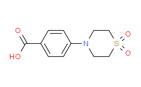 CAS No. 451485-62-4, 4-(1,1-Dioxidothiomorpholino)benzoic acid