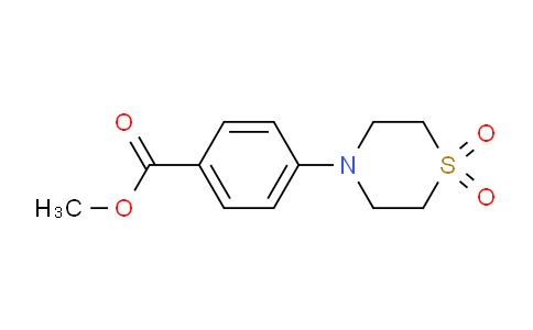 DY738676 | 451485-76-0 | Methyl 4-(1,1-dioxidothiomorpholino)benzoate