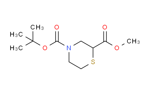 CAS No. 1383453-52-8, 4-tert-Butyl 2-methyl thiomorpholine-2,4-dicarboxylate